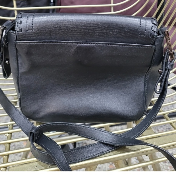 Mackage Black Leather Crossbody Bag- Preowned - Picture 8 of 10
